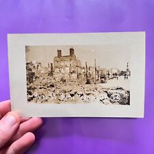 RPPC Ruins of Reims France UNPOSTED Vintage Postcard  picture