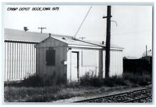 c1975 Cri&p Depot Bode Iowa IA Railroad Train Depot Station RPPC Photo Postcard picture