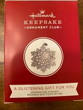 Hallmark Keepsake Ornament 2020 Member Exclusive: A Glistening Gift For You A35 picture