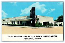 c1960's First Federal Savings & Loan Association Fort Myers Florida FL Postcard picture