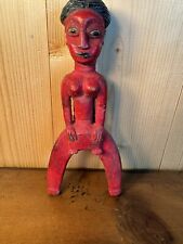 African Art Red Painted Slingshot Ivory Coast? 1900-Now Vintage picture