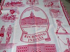 Richmond High School, Indiana Tapestry Throw 68