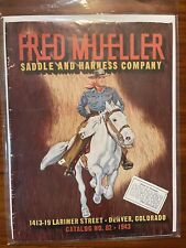 FRED MUELLER Saddle and Harness Company Catalog No. 82 1943 - Mint Condition picture