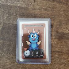 Thoughtful Three Horned Harpik Rare Veefriends Series 2 Compete and Collect Card picture