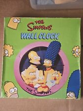 Vintage The Simpson's Wall Clock WESCO 1998 NIB picture