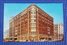 Vintage 1950's Plankinton House Hotel Streetview Milwaukee WI Wisconsin Postcard picture