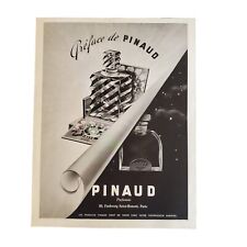 Pinaud ParfumerOriginal Print Magazine Advertisement From 1938 French... picture
