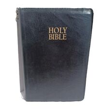 Vtg Holy Bible 1984 King James Version Nelson Dictionary-Concordance Christ Red picture