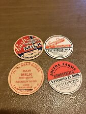 Lot of 4 New Jersey Milk Caps  picture