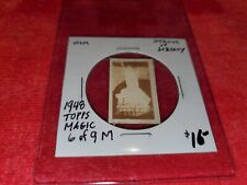 1948 TOPPS MAGIC PHOTOS FAMOUS LANDMARKS  #6M   STATUE OF LIBERTY picture