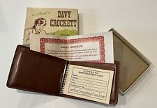 Vintage 1955 Walt Disney Davy Crockett Wallet New Old Stock,  Certificate & Box picture