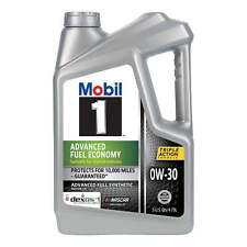 Mobil 1 Advanced Fuel Economy Full Synthetic Motor Oil 0W-30, 5 Quart picture