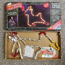 Mr. Christmas Mini Light Sculpture Reindeer w/Box  1994 - 24”x24