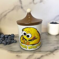 Vintage 1970’s Cookie Muncher Metal  Retro Kitchen Canister Jar. Collector RARE picture