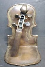 Vintage Brass Violin Viola Bookend 7