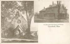 St James Episcopal Church And Rectory Greenfield MA Mass c1905 Unposted P177 picture