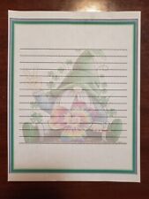 St Patrick's Peace Clover Gnome lined stationary paper (25 Sheets)  8 ¹/² x 11  picture