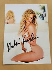 signed autographed khloe kardashian picture