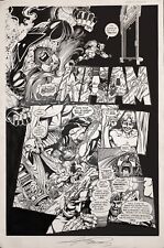 George Perez | stunning 12 x 18 original art from the Prime of his career |1994  picture