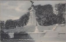 Soldiers Monument Methuen Massachusetts Postcard picture