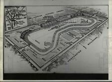 1936 Press Photo Los Angeles new proposed auto raceway track to be built picture