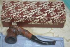 Vintage Estate Nat Sherman New York Rustic Smoking Pipe Pre Owned w Box picture