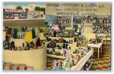 c1940's Globe Pottery & China Co. Springfield Illinois IL Vintage Postcard picture