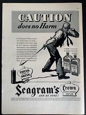 Vintage 1937 Seagram’s Crown Whiskey Ad picture
