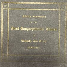 Elizabeth New Jersey 1914 First Congressional Church 50th Anniversary Souvenir picture