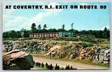 Postcard Congress Inn, Exit on Route 95, Coventry, Rhode Island,  Kent County D7 picture