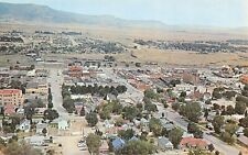 Raton NM New Mexico Main Street Colfax County Pass Aerial View Vtg Postcard Y6 picture
