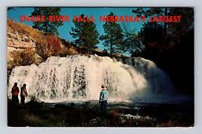 Snake River Falls NE-Nebraska, Scenic View, Vintage Postcard picture