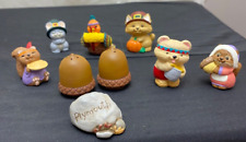 8 Hallmark Merry Miniatures Thanksgiving Figurines 1980’s And 1990’s Vintage #2 picture