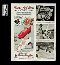 1947 Weather Bird Shoes For Boys and Firls Vintage Print Ad 13091 picture