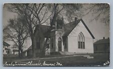 GOWER MO PRESBYTERIAN CHURCH 1911 ANTIQUE REAL PHOTO POSTCARD RPPC picture