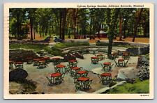 Sylvan Springs Garden Jefferson Barracks St. Louis Missouri 1942 Postcard N957 picture