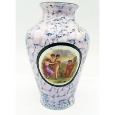 Bud Vase Miniature 4 Inches Germany #17 Vintage Painted Porcelain Stamped 1679 picture