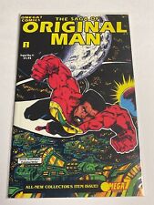 The Saga Of Original Man #1 Omega #7 Flip Cover Alonzo Washington NM 9.4 Unread picture