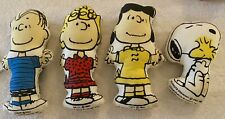 Vintage Plush Peanut Characters Including Snoopy, Linus, Lucy, And Sally picture