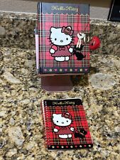 Vintage Sanrio 2004 Hello Kitty & Dog Diary + Notebook W Lock And Key RARE Y2K picture