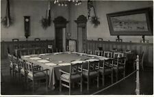 Conference Locarno Treaties, Conference Room (1925) RPPC picture