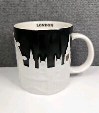 Starbucks LONDON England Black And White Relief 16 oz. Collector Series Mug picture
