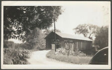 Winchester New Hampshire Coombs Wooden Covered Bridge Vintage Country Snapshot picture