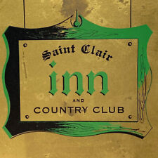 1957 Saint Clair Inn Country Club Restaurant Menu Coach Room Cocktail Lounge MI picture