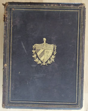 UNIQUE LIBRO DE ORO HISPANO AMERICANO VOL I LUXURY EDITION BOOK CUBA 1917 Y 419 picture