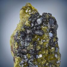 41 Carats  Beautiful Magnetite With Epidote Specimen From Afghanistan picture