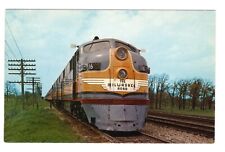 Train Locomotive Vintage Postcard Milwaukee Road 