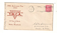US Prexi Scott 841 2 Cents Adams on Local YMCA Cover, Single, Last Day of Rate picture