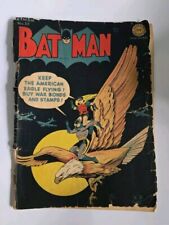 1943 D.C. Comics Batman 17 Classic Eagle Cover WW2  picture