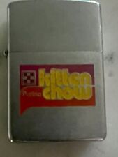Rare 1975 Purina Kitten Chow Advertising Zippo Lighter. picture